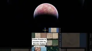 Planets in Seconds with this Blender Addon 