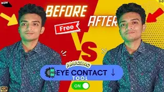 How to Use Eye Contact Correction in 1 min | CRAZY A.I Tool | Record Without a Teleprompter |TECHG99