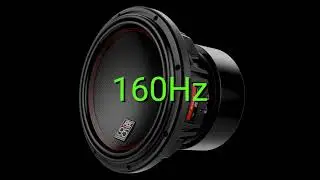 Tone frequency 160Hz. Test your hearing! speakers/headphones/subwoofer