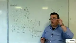 A-Level Further Maths F5-01 Intersections: Determining whether Two Lines Intersect