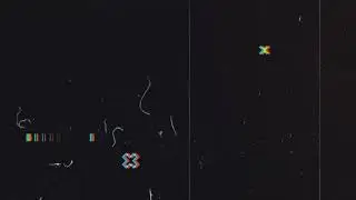 glitch effect black screen template