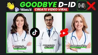 Create Talking AI Avatar For Free Without Watermark, FREE D-ID Alternative🔥  Vidnoz AI