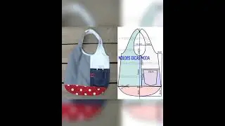 ideas para hacer bolsas de tela #costura #diy #shorts #diy #viral #manualidades #sewing