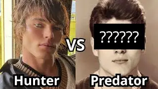 Hunter eyes vs Predator eyes (Looksmaxxing MEME)