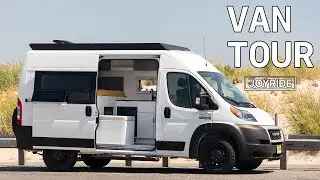 ROOF DECK & MODERN OPEN DESIGN | Joyride | Ram Promaster 136 High Roof Conversion