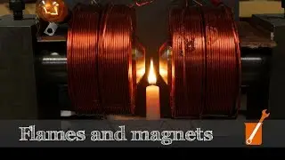 Candle flame is repelled by magnets (and Zeeman follow-up)