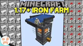 Minecraft 117 IRON FARM TUTORIAL  Easy Efficient Compact Design