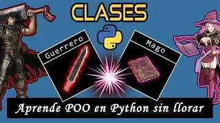 CLASES en PYTHON, TODOS los pilares de POO aplicados a un EJEMPLO COMPLETO desde CERO