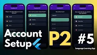 05. Account Setup ⚙️ Part 2 - Language Learning app بالعربي