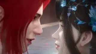 Sun Zhunwei And Zhou Ling😍Kiss 😘 Scene । renegade Immortal donghua anime kiss scene । 