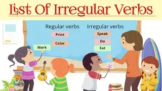 List of irregular verbs in English| Common irregular verbs | English to know