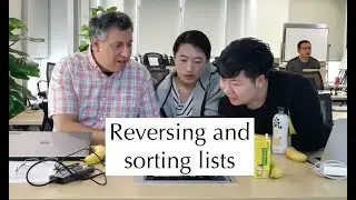 Python standard library: Reversing and sorting lists (list.reverse and list.sort)