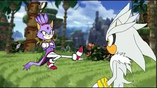 Blaze the Cat breakdancing