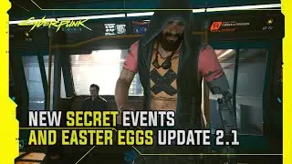 Secret Easter Eggs & New Cat Locations - Cyberpunk 2077 (Patch2.1)