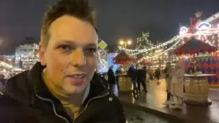 The New Year Street Fair on Manezhnaya Square in St Petersburg | Baklykov. Live IRL