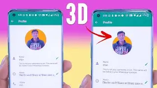 How To Make 3D WhatsApp profile photo