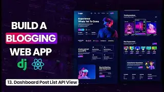 Dashboard Post List API View Django Rest Framework and React Blog Tutorial: EP 13