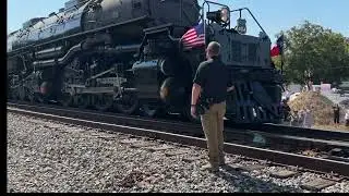 Union Pacific BIG BOY 4014, Whistle Stop in West Texas 2024