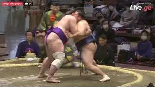 Tochinoshin vs Tamawashi - Hatsu Basho - 10.01.2021