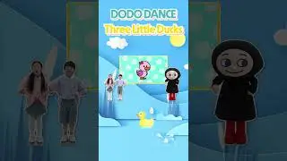 Three Little Ducks | Dance Along | Nursery Rhymes | Kids Rhymes | DODO ABC | Reading Gate