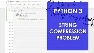 String compression interview problem | Python 3