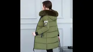 Fashion Winter 2021 Outerwear Korean Version Of The New Women-s Winter Jacket With Fur Mid Length