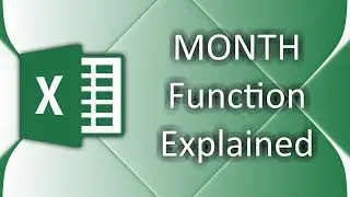 How to use MONTH function in Excel 2016