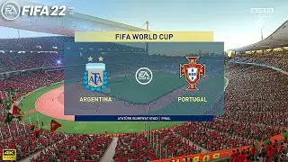 FIFA 22 PS5 | Argentina Vs Portugal | FIFA World Cup Qatar 2022 | 4K Gameplay & Full match