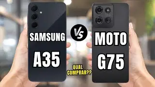 SAMSUNG A35 5G VS MOTO G75 5G  COMPARATIVO 📱 @canaldwn