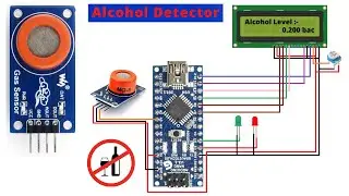 MQ-3 Sensor interfacing with Arduino | Alcohol Detector