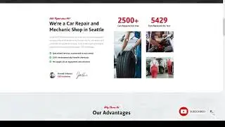 Autolane - Car Mechanic WordPress Theme motor garage body shop