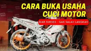 USAHA CUCI MOTOR SALJU CARA BUKA BISNIS STEAM MODAL UNTUK PEMULA SEDERHANA KEUNTUNGAN PAKET MOBIL