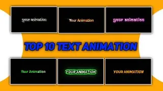 Top 10 Text Effect • Alight Motion Lyrics Text Animation • Free XML And Preset Free Download