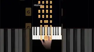 Easy 80s piano part (Right Hand only!) #shorts #piano