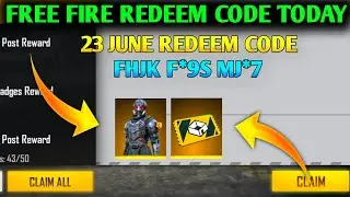 FREE FIRE BUNDLE & CUSTOM CARDS REDEEM CODE  JOIN RAMPAGE PARTY NOW REDEEM CODE  23 JUNE REDEEM CODE