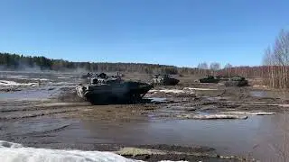 Finnish Defense Forces conduct drills in Parolannummella