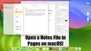 How to Open a Notes File in Pages on macOS