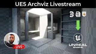 Unreal Engine 5 Archviz Cinematics Stream |🔴LIVE | Q&A