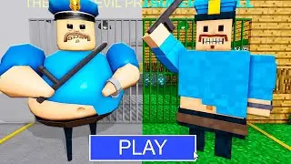 HEROBRINE BARRY VS BARRY BARRY'S PRISON RUN OBBY ROBLOX