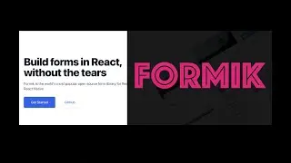 Formik - Build forms in React, without the tears #shorts #webdevelopment