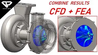 Combining FEA & CFD Results using Solidworks FEA & CFD solvers | Turbocharger | DP DESIGN