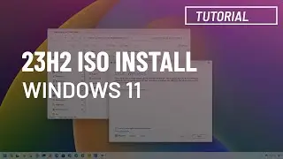 Windows 11 23H2: Upgrade from ISO file – no USB install media required