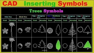 ||How to Insert Cars,Trees,Windows etc||Inserting Symbol in CAD||+Template to Download