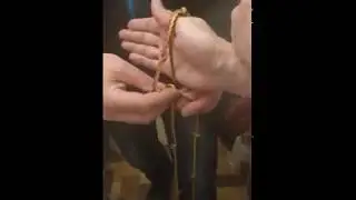 Как сделать намордник из верёвки своими руками показывает ветеринар
