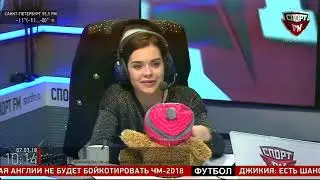 Олимпийская чемпионка Аделина Сотникова в гостях у 100% Утра. 07.03.2018