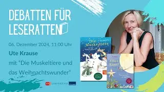 Die Muskeltiere feiern Weihnachten | Ute Krause | Debatten für Leseratten