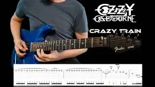 Ozzy Osbourne – Crazy Train guitar solo Tab