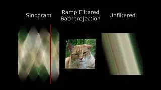 Python Tomography Backprojection with Ramp Filter