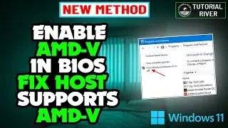 How to Enable AMD - V in Bios in Windows 11 , Fix Host supports AMD - V, but AMD V is Disabled 2024