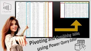 Power BI: Easily Pivoting and Combining tables, using Power Query Editor